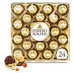Understated Elegances Beads Rakhi Set Of 5 And 24 Pcs Ferrero Rocher