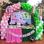 Unicorn And Dinosaur Theme Combo Birthday Decor