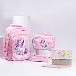 Unicorn Back to school bag Combo for Girls