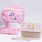 Unicorn Back to school bag Combo for Girls