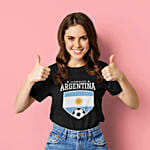 Unisex Soccer T Shirt Argentina M