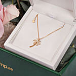 Vega Palm Diamond Necklace