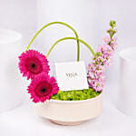 Vega Pave Diamond Evil Eye Necklace With Italian Anchor Chain