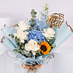 Vibrant Rakhi Bouquet For Brother