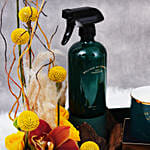 Wallace & Co Fragrance Green Gift Set with Flowers