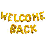 ‏أهلا بعودتك | ديكور بالونات ذهبي