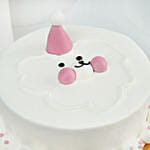 Whimsical Cloud Bear Marble Cake 8 Portion