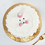 Whimsical Cloud Bear Vanilla Cake 8 Portion
