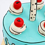 Whimsical Wave Red Velvet Cake