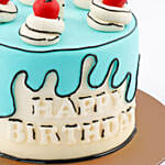 Whimsical Wave Vanilla Cake