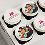 Womens Day Cupcakes