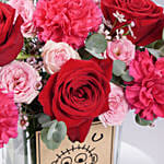 قسيمة هدايا عيد الحب من وندر جيفت مع مزهرية ورود