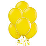 Yellow Helium Balloons