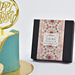 Your Special Birthday Celebration Vanilla Cake and Mirzam Chocolates