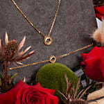 Cerruti 1881 Gold Plated Necklace Earring And Bracelet Gift Set