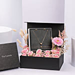 Guy Laroche Gold Plated Crystals Jewelry Gift Set