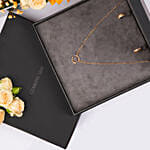 Cerruti 1881 Alessia Gold Plated Crystal Necklace And Earrings Set