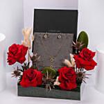 Cerruti 1881 Gold Plated Necklace Earring And Bracelet Gift Set