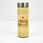 National Day Engraved Bamboo Bottle