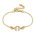 Cerruti 1881 Amalia Gold Plated sparkling stones Jewellery Set