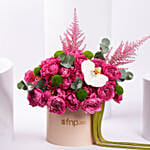 Charming Pink Rose Bloom Box