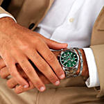 Maserati Watch Green Dial with Bracelet Gift set For Him