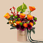 Vibrant Glow Christmas Arrangement