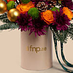 Vibrant Glow Christmas Arrangement