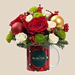 Classic Christmas Bloom Vase
