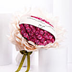 بوكيه ورد بنفسجي حب العمر