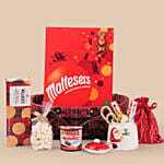 Red Plaid Christmas Magic Hamper