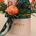 Festive Panettone And Floral Gift Set