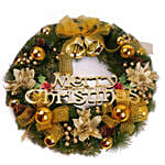 Golden Xmas Wreath
