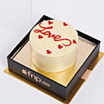 Scarlet Love Bouquet with Red Velvet Cake