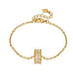 Cerruti 1881 Round Gold Plated Bracelet Gift Box