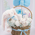 Welcome Baby Boy Gift Basket