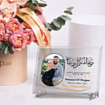 Roses and Islamic Photo Plaque Combo