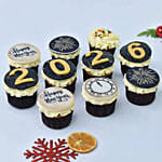Happy New Year Cup Cakes 10 Pcs