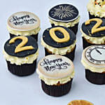 Happy New Year Cup Cakes 10 Pcs