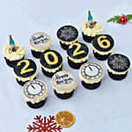 Happy New Year Cup Cakes 12 Pcs