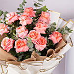 Pink Romance Rose Bouquet
