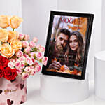 Valentines Flower Box With Love Frame Gift