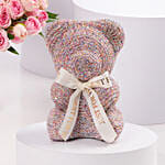 Valentines Day Blush Pink Roses And Teddy Gift