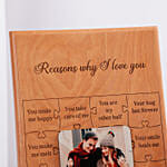 Engraved Memories Wooden Frame