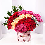Valentine Mixed Rose Box