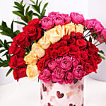Valentine Mixed Rose Box