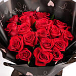 18 Red Roses Valentine Bouquet