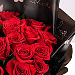 18 Red Roses Valentine Bouquet