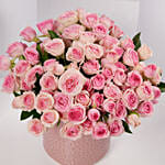 Blush Pink Roses Valentine Gift