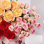 Mixed Flowers Valentine Gift Box